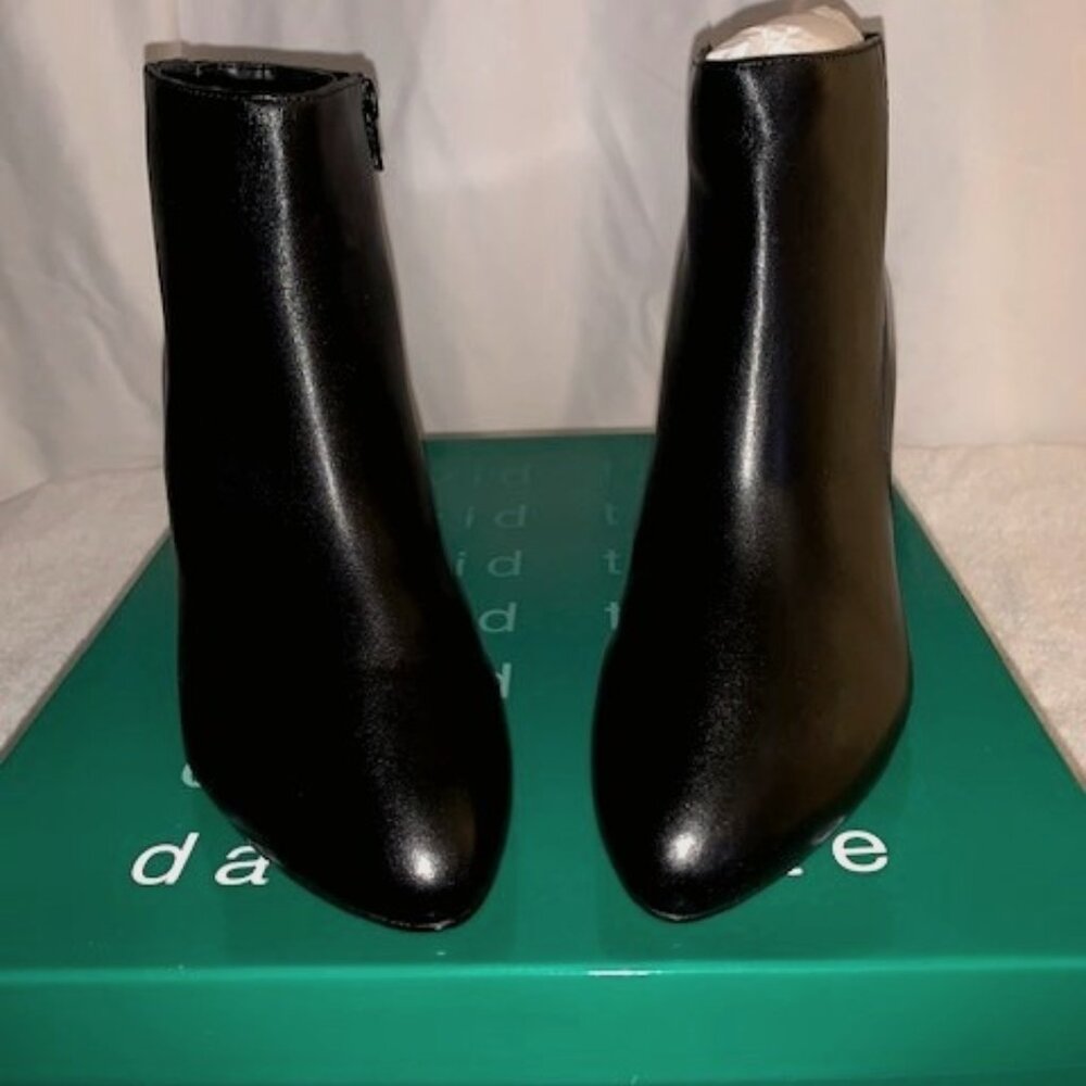 Delores Leather Side Zip Ankle Boots